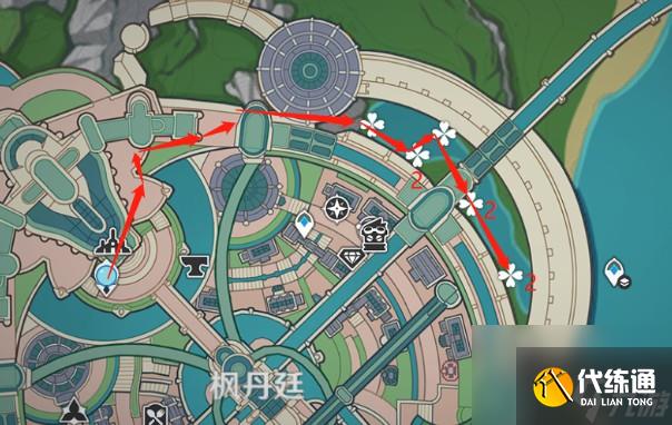 原神久雨莲的位置采