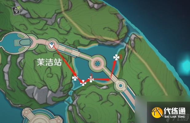 原神久雨莲的位置采