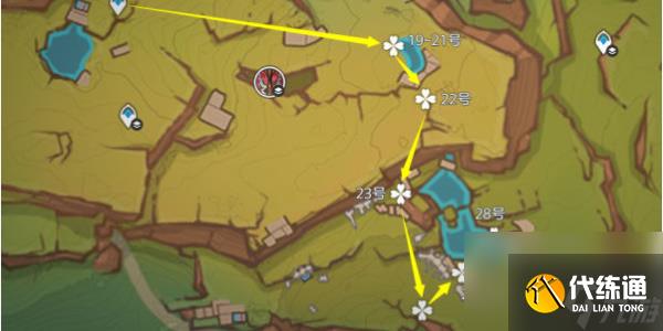 《原神》5.1版本灼灼彩菊采集路线推荐