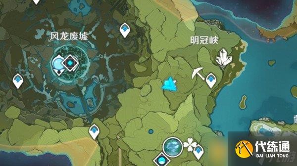 《原神》明冠峡特殊宝藏位置分享