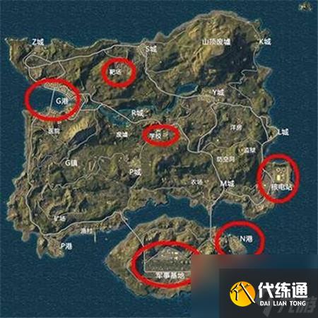 和平精英海岛信号枪刷枪点在哪-和平精英海岛信号枪刷枪点位置介绍