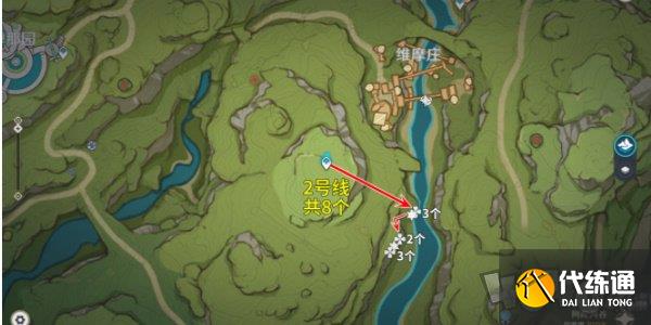 原神劫波莲采集位置分享 原神劫波莲采集分布图