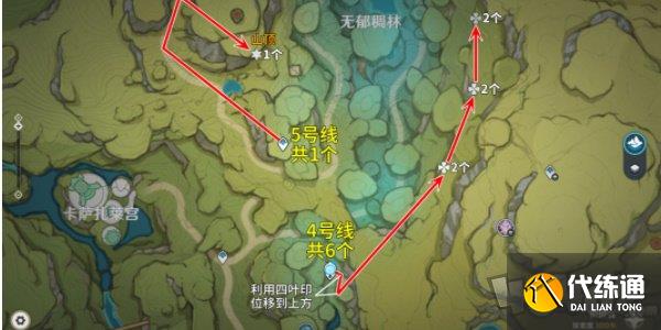 原神劫波莲采集位置分享 原神劫波莲采集分布图