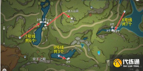 原神劫波莲采集位置分享 原神劫波莲采集分布图