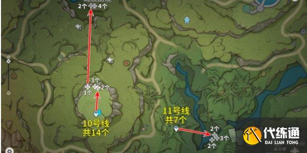 原神劫波莲采集位置分享 原神劫波莲采集分布图