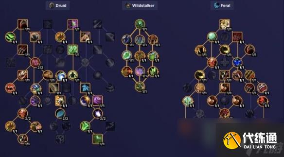 魔兽世界11.0.5德鲁伊大秘境天赋推荐