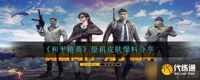 《和平精英》僚机皮肤爆料分享