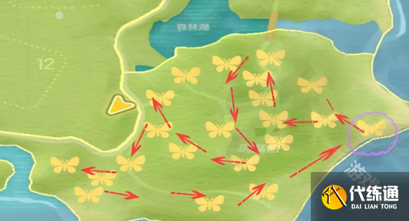 心动小镇金光宝石丽金龟捕捉路线