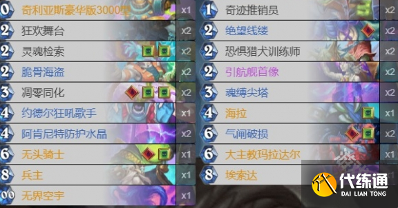 爐石傳說星艦DK最新卡組代碼分享