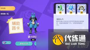 寶可夢大集結路卡利歐攜帶什么物品