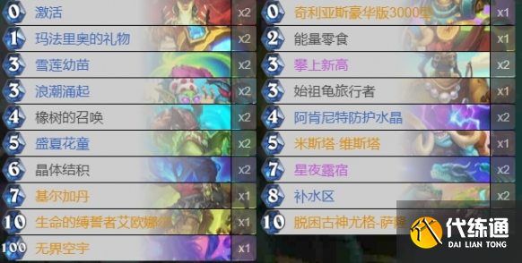 爐石傳說星艦德卡組怎么搭配