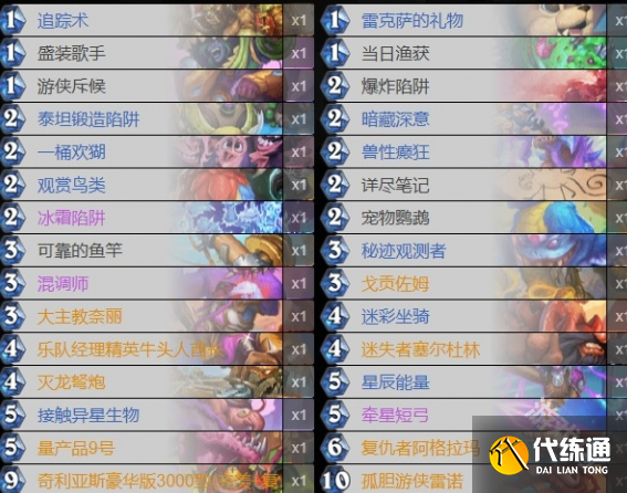 爐石傳說最新版本宇宙發(fā)現(xiàn)奧秘獵代碼推薦