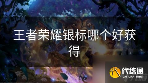 王者荣耀银标哪个好获取