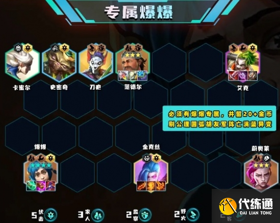 云頂之弈S13爆爆陣容怎么搭配