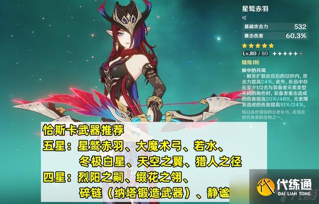 原神恰斯卡培养攻略 恰斯卡圣遗物/武器/配队教程[多图]