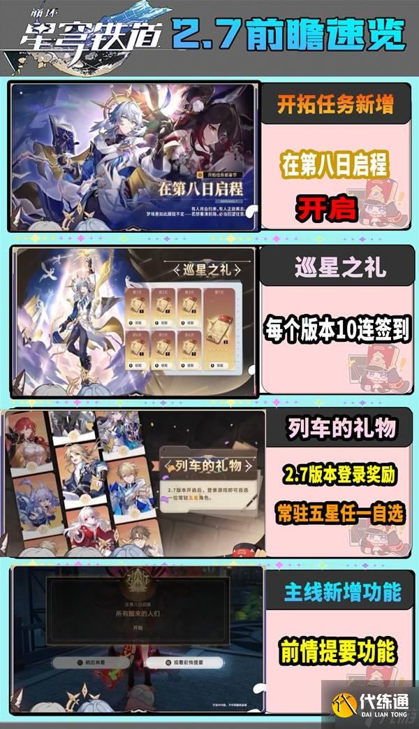 《崩坏星穹铁道》2.7前瞻活动一览 2.7前瞻兑换码分享