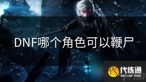 DNF哪个角色可以鞭尸