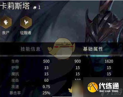 金鏟鏟之戰卡莉斯塔技能屬性推薦