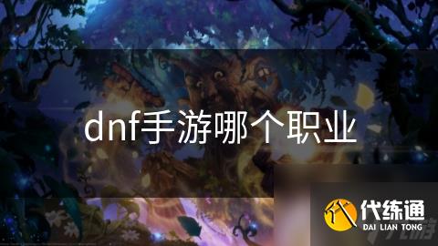 dnf手游哪个职业