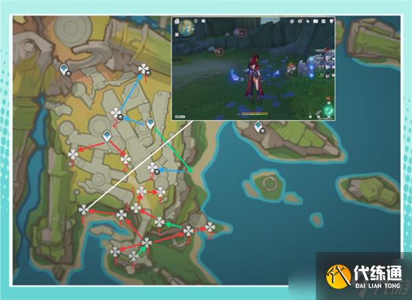 原神5.3枯叶紫英采集指南-原神玛薇卡材料采集路线与位置