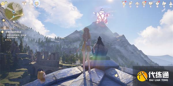 无限暖暖俯瞰花愿镇的奇想星位置分享