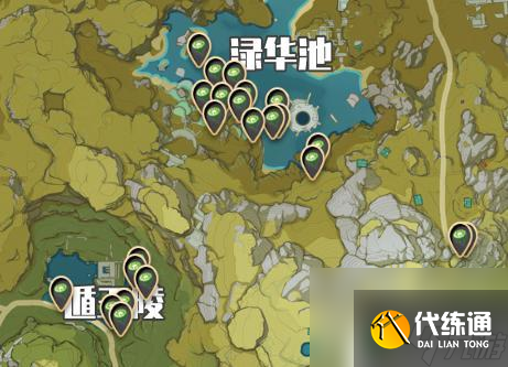 原神莲蓬分布图 原神莲蓬刷新地点
