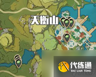 原神莲蓬分布图 原神莲蓬刷新地点