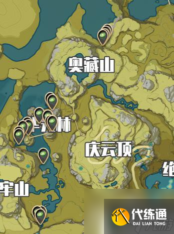 原神莲蓬分布图 原神莲蓬刷新地点