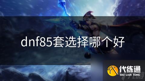 dnf85套选择哪个好