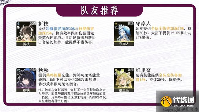 鸣潮2.0珂莱塔培养攻略