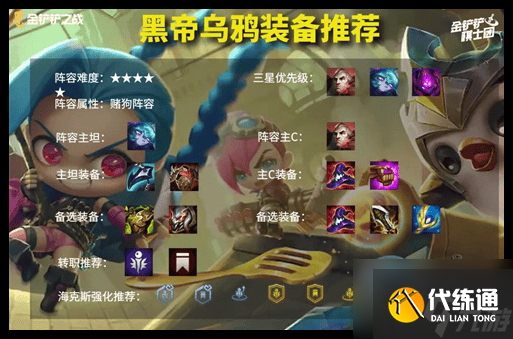 金铲铲之战帝国乌鸦装备怎么选