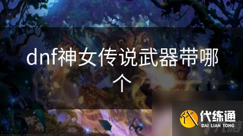 dnf神女传说武器带哪个