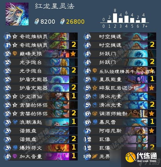 《爐石傳說》紅龍星靈法卡組玩法攻略