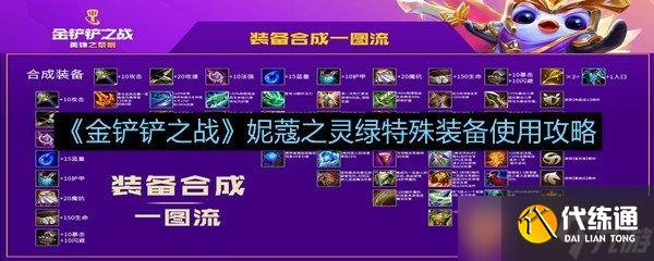 《金铲铲之战》妮蔻之灵绿特殊装备使用攻略
