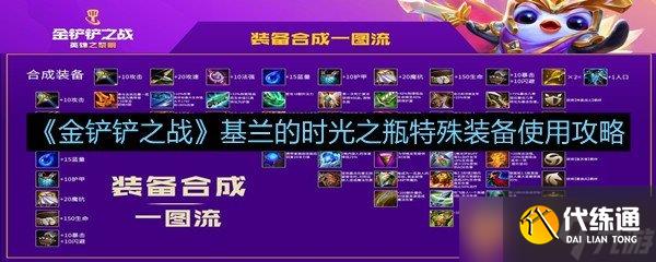 《金铲铲之战》基兰的时光之瓶特殊装备使用攻略