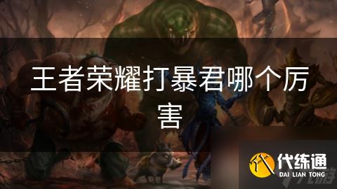 王者榮耀打暴君哪個(gè)厲害