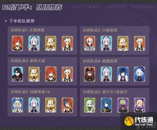 《原神》5.4上半深渊敌人解析与队伍推荐