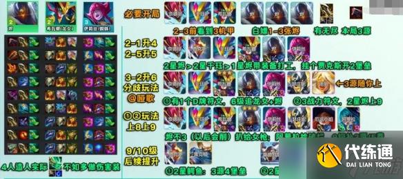 《云頂之弈》S14機甲人造人陣容玩法攻略
