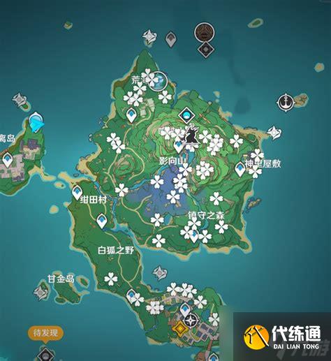 原神绯樱绣球采集路线位置