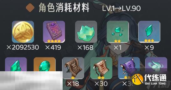 原神闲云突破材料是什么 闲云突破材料介绍一览