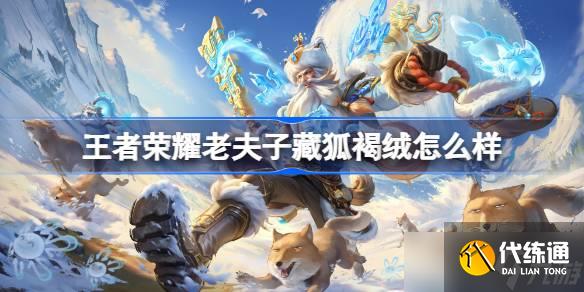 王者荣耀老夫子藏狐褐绒怎么样 王者荣耀老夫子藏狐褐绒皮肤特效一览
