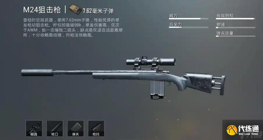 绝地求生什么枪可以做狙击