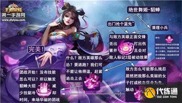 王者荣耀貂蝉教学和打法