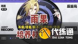 绝区零雨果养成突破需要哪些材料