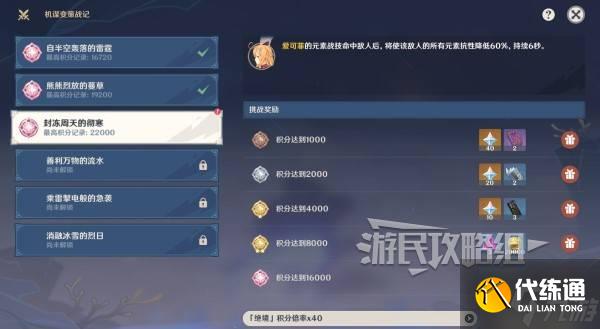 《原神》机谋变策战记第三天阵容搭配推荐