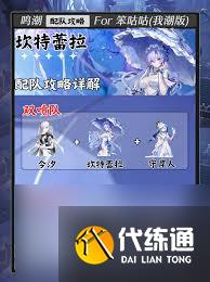 鸣潮中坎特蕾拉声骸该怎么选