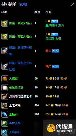 《魔兽世界》wlk珠宝300以后冲级攻略