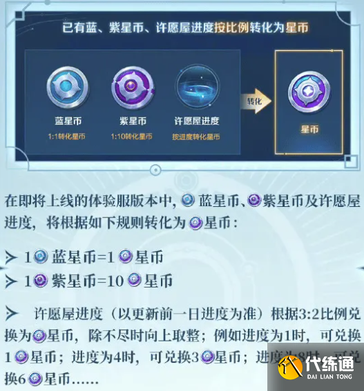 王者榮耀藍星幣紫星幣兌換星幣方法1