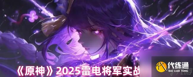 《原神》2025雷電將軍實戰技能解析
