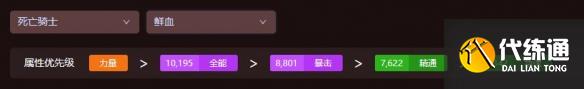 《魔獸世界》wow地心之戰(zhàn)死亡騎士屬性優(yōu)先級選擇推薦